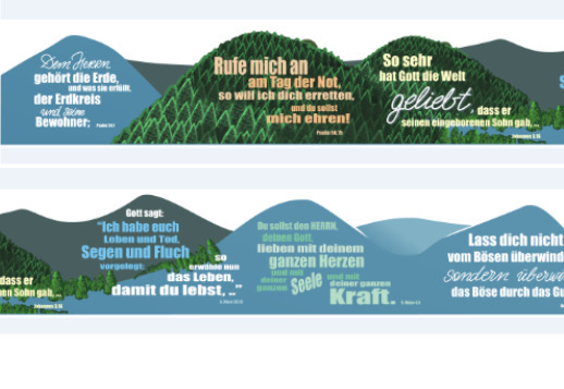 Bibelvers-Bergkette Vorschau