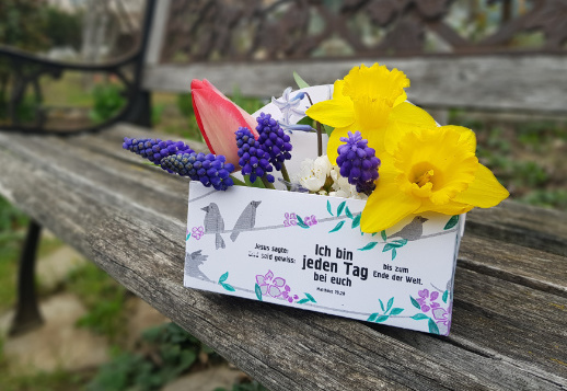 Frühlingskorb - Gartenmotiv Vorschau