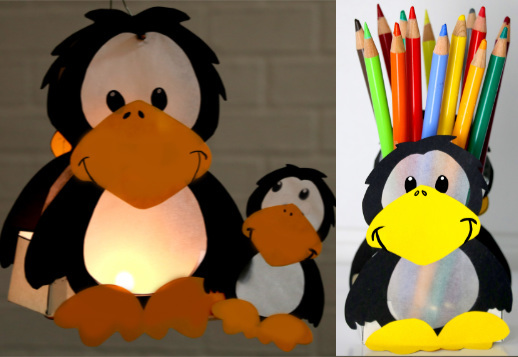 Pinguine basteln Vorschau