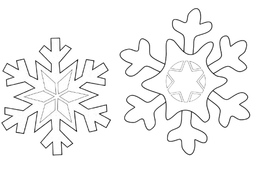 Schneeflocken basteln Vorschau